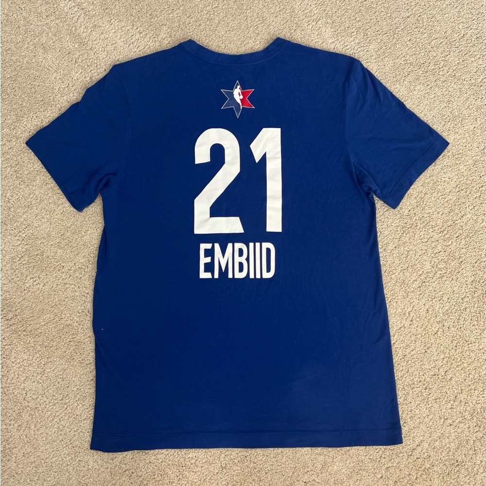 Nike Jordan Joel Embiid NBA All-Star Dri-Fit T-Shirt.  Mens Medium